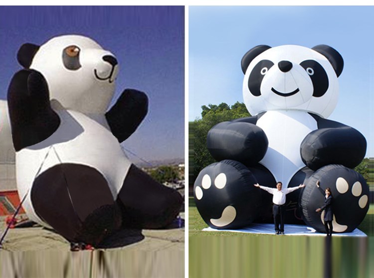 广东充气熊猫展示